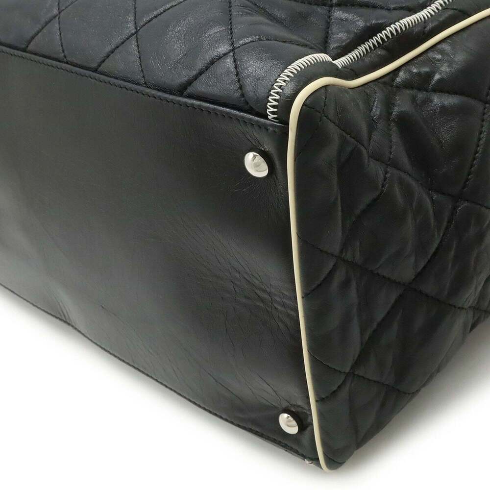 CHANEL Black Leather Tote Bag - Picture 4 of 9